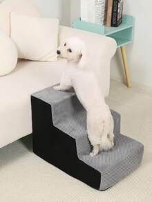 High Resilience, Easy-To-Clean Sponge Pet Stairs, Anti-Slip Fabric, Right-Angle Design, Easy To Use Up And Down, Protects Pet Joints, Multiple Sizes Availabledogs Stuff,Dog Ramp,Dog Bed - Multicolor - View 11