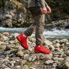 Red Mesh Sport Shoes, Lightweight Trail Trekking Sneakers, Men's Outdoor Footwear, VICO TopShell - Red - View 3