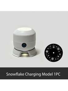 LED Dynamic Projection Light, Creative Ocean, Snowflake, Snowman Projection Night Light, Suitable For Room, Living Room, Party, Holiday, Birthday Decoration Gift Atmosphere Projection Light - Projector Lamp - View 9