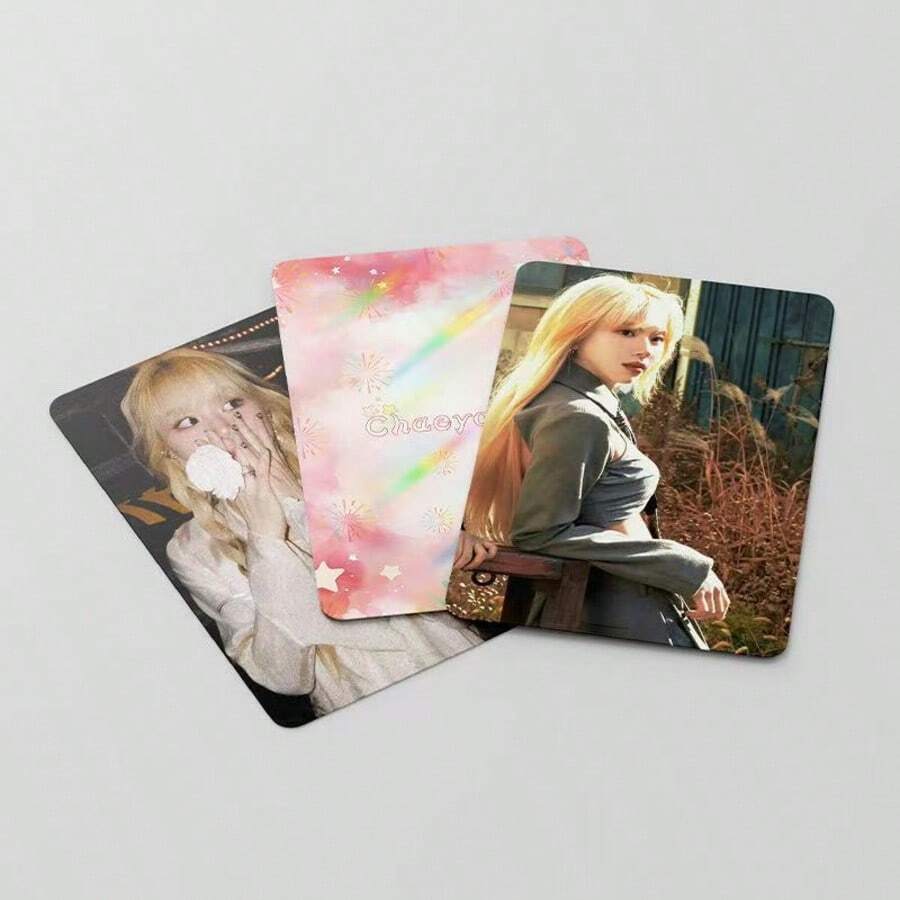 1 buah/Baru 55 buah TW--ICE Chaeyoung Solo KP--OP Merchandise Selebriti Kartu Foto LOMO - MultiWarna - View 1