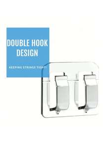 50/20/10/1pc Outdoor Light String Hooks Clips With Adhesive Backing, Waterproof UV Resistant, No Damage To Lights, No Tools Required, Multi-Scenario Compatible, Suitable For Christmas Light String Fixing, Patio, Garden And Balcony Decoration, Can Fix Wires And Hang Light Strings - Multiple Styles - View 6
