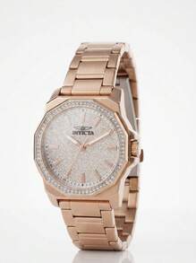 Invicta 女士 49131  石英三针银色表盘腕表 - 銀色 - 查看 1