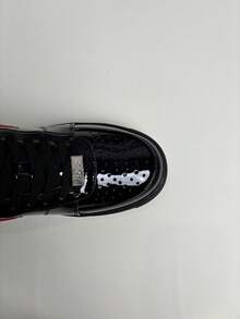 A BATHING APE Men's Retro Sneakers BAPE STA "Shark Face Black" Skate Shoes - Black - View 7