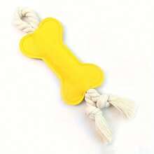 1pc Customized Pet Bone-Shaped Chewing Interactive Toy, Felt Material Dog Chewing Grinding Tearing Toy, Multiple Colors Available - Multicolor - View 9