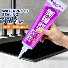 1/2pcs Grout, Tile, Floor Tile, Kitchen Sink, Toilet, Washbasin Waterproof & Mildew-Proof Sealant, Bathroom Caulk, Mold Remover - Multicolor - View 10