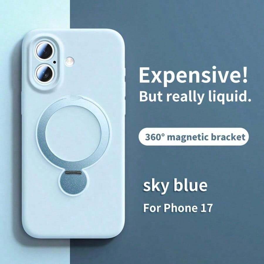 Moyork 液態矽膠手機殼，兼容 16 Pro Max，磁吸支架保護殼，15 Pro 鏡頭全方位保護，防摔，14 PM 超薄，男女通用極簡風，13 高級液態矽膠支架殼，兼容 16 Pro Max、16 Pro、15、17 Pro Max、13 Pro，軟殼，無線充電，Air 17 Pro Max，女款，15 PM 防摔保護殼，14 磁吸支架，13 Pro 鏡頭全方位保護，Air