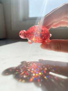 Cute Turtle Squishy Toy Glitter Star Liquid Gel Squeeze Toys Anti Stress Relief Slow Rebound Animal Fidget Toy Desk Decor Gift - Multicolor - View 9