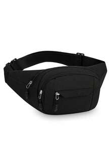 Unisex Waist Bag With Adjustable Shoulder Strap And Multiple Zipper Pockets, Suitable For Outdoor Sports, Commuting And Multi-Functional Travel, Available In Multiple Colors - Multicolor - View 14