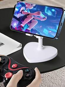 1 Buah Dudukan Ponsel & Tablet Berbentuk Hati yang Lucu dan Dapat Diatur, Dudukan Meja Lipat Portabel yang Dapat Diperpanjang dengan Tinggi & Sudut Pandang yang Dapat Diatur, Alas Anti Selip yang Stabil, Dudukan Bebas Genggam Universal untuk Menonton Video, Streaming Langsung, di Rumah, Kantor & Asrama - A - View 6