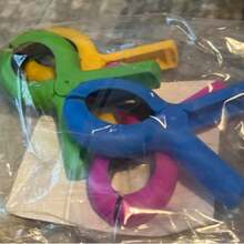 1-8 Colorful Beach Towel Clips, Plastic Clothes Clips, Windproof Beach Towel Clips, Strong Spring Clips, Towel And Sock Clips, Suitable For Home And Travel Use, Essential For Cruise Ships, Pool Accessories, Camping Car, Essential Beach Items - Multicolor - View 3