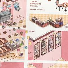 Xinmo New 6.0 3D 微縮場景貼紙:DIY 組裝微縮商店與房屋,PET 免裁剪成人手工創意拼貼裝飾貼紙 - 多款式 - 查看 8