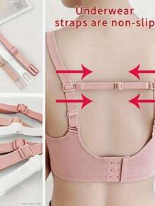 6/4/1 pieza Correa elástica para sujetador con hebilla antideslizante, correa ajustable para sujetador para deportes y antideslizante, adecuada para dar forma y fijar el sujetador, accesorios de sujetador y lencería para mujer, adecuada para viajes y actividades al aire libre, correa para sujetador, esencial para vacaciones - Talla única para todos - Ver 5