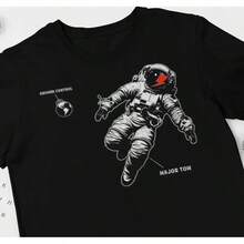 Men T-Shirts - 黑色 - 查看 1