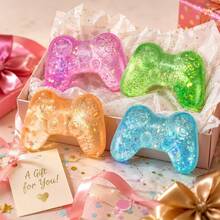 POKOJA LAND 1/4pc Gummy Game Controller Stress Ball, Stress Relief Toy, Marshmallow Filled Squeeze Toy, Stress Relieving Game Controller,Slow Rebound Squeeze Stress Ball, Random Style And Color - Maltose - View 12