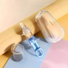 1Pc Blue Pet Medicine Feeder Liquid Oral Syringe Milk Nursing Bottles Syringe Soft Tip Plastic Pet Medical Feeding Tool For Dog Puppy Cat, Kitten Nursing Supplies - Pink - View 6