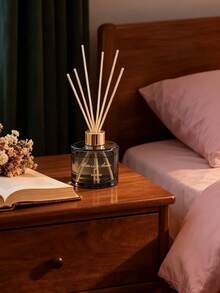 2/1pc Minimalist Aromatherapy Diffuser Base, Essential Oil Diffuser, Car Air Freshener, Car Decoration Accessory, Customizable Scent, Includes 10 Replacement Fragrance Sticks, Suitable For Car, Office, Kitchen And Indoor Aromatherapy Use - B - View 4