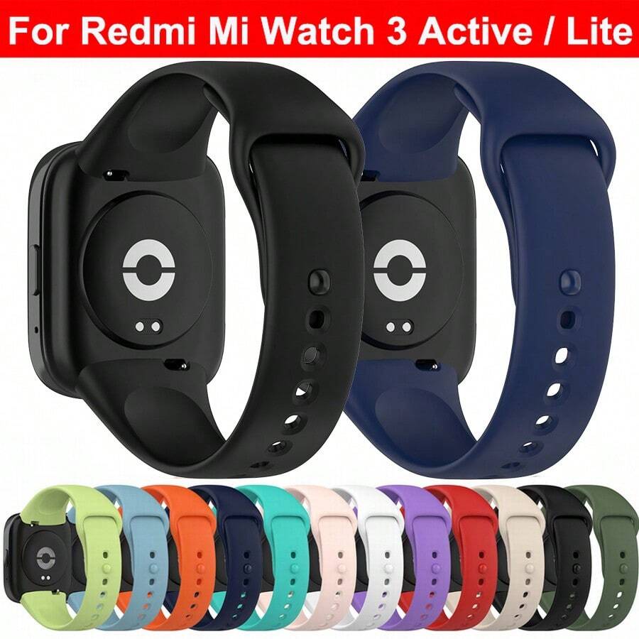 Redmi Watch 3 Active 智慧手錶矽膠錶帶，可替換運動錶帶，亦相容於 Redmi Watch 3 Lite - Redmi Watch 3 active/lite - 查看 1