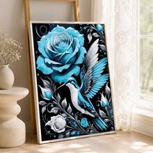 Paint By Numbers For Adults & Beginners DIY Flower Acrylic Painting Set 40*50cm 16*20 Inch Unframed Canvas With Brushes Paints Home Decor Holiday Birthday Christmas Valentine's Day Graduation Gift - Flower - View 10