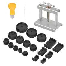 21PCS Watch Back Press Tool Kit with Fitting Dies Watch Case Repair Tool Kit - Silber - Übersicht 9