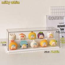 1pc Multi-Layer Acrylic Display Box, Suitable For Solid Color Dust-Proof Storage Rack And Desktop Organization, Also Suitable For Doll Collection (Transparent Display Box) Halloween, Christmas, Soft, Wedding, College Essentials, Autumn Decor, Pumpkin, Home Decor - Multicolor - View 11