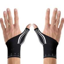 2pcs Finger And Wrist Support, Lightweight Compression Thumb Wrist Brace, Fitness Gear Wrist Joint Protector For Men And Women - Multicolor - View 1