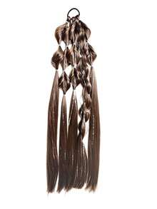 24 Inch Handmade Braided Ponytail Wig, Synthetic Fiber Twisted Boxing Braid Ponytail, Suitable For Women - Multicolor - View 16