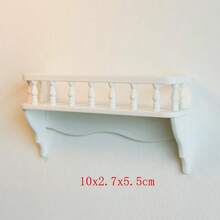 1/5 Piezas de Accesorios para Modelos en Miniatura, Estante de Almacenamiento Montado en la Pared para Casa de Muñecas a Escala 1:12, Decoración de Escenas IRPA - A2 L - Ver 4