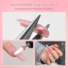 1pc Gel Nail Enhancement Set, Includes Sliding Nail Polish, Double Layer Fake Nails And Nail Clips, Suitable For Multi-Layer Gel Nail Sets, Perfect For Beginners To Experience DIY Home Manicure - Multicolor - View 5