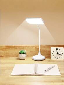 1pc LED Desk Lamp Reading Light, Stepless Dimming, 3 Color Modes, Rechargeable Touch Control, With Stand, 360° Flexible Gooseneck, Suitable For Home Office - Star - View 2