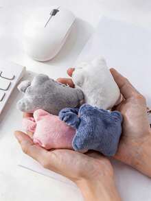 1pc Cute Aesthetic Ergonomic Soft Memory Foam Mouse Wrist Rest Pad With Non-Slip Rubber Base, Comfortable Anti-Fatigue Hand Support Pillow, Portable Student Computer Desk Laptop Cushion Mat Accessories Office College Daily All-Season - Multiple Colors and Styles - View 6