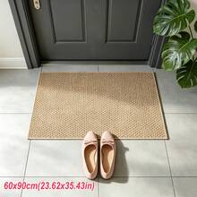 1pc Long Strip Faux Sisal Rug - Machine Washable Mat, Suitable For Entryway, Bathroom, Hallway, Kitchen, Laundry Room, Kitchen Mat, Long Strip Rug, Area Rug, Decorative Rug, Home Decor, Washable Rug - Camel - View 13