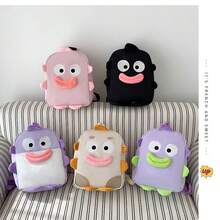 Cute Japanese Cartoon Ugly-Cute Quirky Big Mouth Fish Backpack, 2026 Spring New Large Capacity Rucksack For Women - Multicolor - View 1