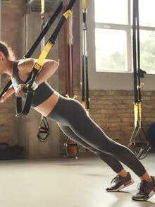 A Fitness Suspension Training Strap Home P3 Suspension Strap Fitness Resistance Band Training Set - Multicolor - View 1