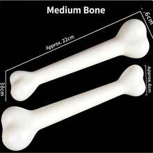1 Peça Esqueleto de Osso Humano Realista de Plástico para Halloween, Adereço de Pegadinha para Bar e Sala de Escape, Esqueleto Humano Realista, Adequado para Suprimentos de Halloween ao Ar Livre e Jardim - Decoração de Quintal e Jardim - Multicolorido - Visão 6