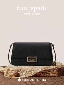 Kate Spade Reegan Women's Mini Flap Crossbody Bag, Minimalist Shoulder Bag, Elegant Crossbody Bag, Bohemian Style Bag Suitable For Parties And Shopping - Black - View 1