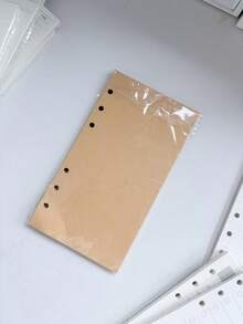 صفحات إعادة تعبئة دفتر ملاحظات A6/A7 ب- 6 حلقات/5 حلقات بتصميم بسيط، صفحات مخطط شبكة/نقاط/خطوط/فارغة، ورق إعادة تعبئة محفظة مخطط جيب محمول لميزانية النقد، ورق ملاحظات فضفاض لتتبع النفقات اليومية - A - مشاهدة 12