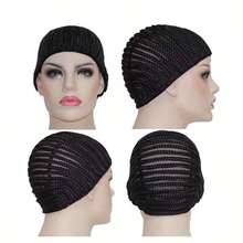 Adjustable Braided Wig Cap - Breathable Mesh Hairnet, 21 Inch, Suitable For Cornrows And Crochet Wigs, Fits All Head Sizes, Comfortable And Durable Synthetic Hair Styling Tool, Halloween - View 5