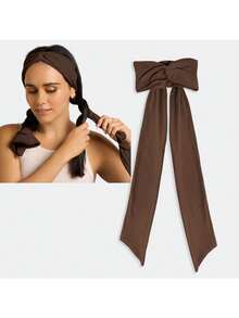1pc Heatless Curling Hair Band, Soft Fabric Slouchy Sleep Hair Band, No Damage To Hair, Big Wave Curly Hair Styling Accessory, Suitable For Overnight Styling And Daily Use - Multicolor - View 11