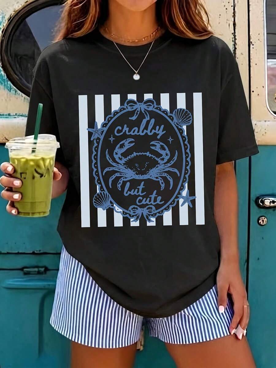 Women T-Shirts - 黑色 - 查看 1