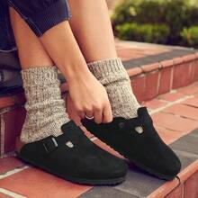 Birkenstock Boston Soft Footbed Mens Clog - 黑色 - 查看 7