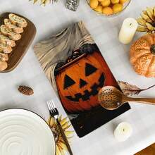 2/4/48pcs Halloween Series Ghost Black Cat Pattern Printed Kitchen Towels - Super Soft, Highly Absorbent Polyester Tablecloths And Hand Towels, Perfect For Holiday Decor, Kitchen Decor, Party Decor. - Multicolor - View 11