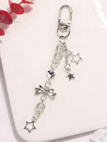 Women Bow Keychain, Cute Delicate Bow Pendant Bag Charm, Sweet Style Key Chain For Girls - Multicolor - View 13