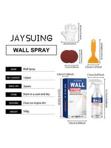 1 Set Wall Refurbishment Spray Paint, Stain Removal, Waterproof, Sun-Resistant Paint, Suitable For Various Material Surfaces, Efficiently Refurbish Walls, Easily Repair Wall Stains And Cover Defects, Make Walls Look Brand New - 1pc - View 6