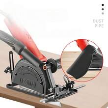 Adjustable 0-45 ° Angle Grinder To Cutting Machine Bracket, 40mm Manual Angle Grinder Modified Protective Cover Accessories, Electric Saw Slot Base Kit, Circular Saw Bracket, Woodworking Table Saw, Suitable For 100-125mm Cutting Machines - Angle Grinder Cutting Base + Guide Ruler - View 7