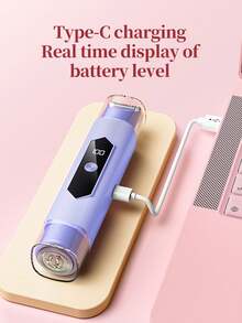 300mAh 2-In-1 Dual-Head Electric Shaver For Women, Rechargeable Portable Women's Hair Removal Razor, Suitable For Face, Bikini Area And Body Hair Removal - View 10