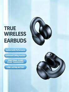 YWWANGU 1pc X58 Open‑Ear Bluetooth 5.3 Earbuds, 28mAh Earbud & 200mAh Charging Case, ENC Noise‑Cancelling Wireless Earphones, Touch Control Built‑In Mic, Sweat‑Resistant Sports Headset - View 6