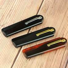 1pc/1set Fine Tooth Comb, Stainless Steel Handle, Foldable Comb, Portable Detangling Comb, Suitable For All Hair Types - Multiple Styles - View 6