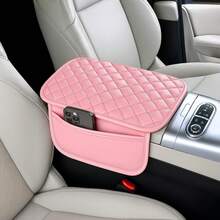 Car Middle Center Console Cover With 2 Storage, Car Booster Pack,Universal Microfiber Leather Car Armrest Cover Cushion For For Most Vehicles, Memory Foam Comfort Stylish Leather Scratch-Resistant Car Armrest Box - 彩色 - 查看 11