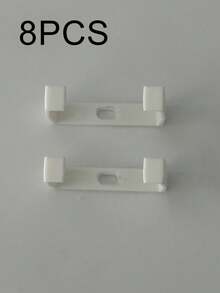2pcs Power Socket Brackets, Wall-Mountable (No Screws Included), Hide Power Sockets Completely, Suitable For Home Office Cable Management System, Space-Saving Storage And Fixing Device, Minimalist Design Blends Into Various Office Furniture, Effectively Manage Power Cords, Prevent Tangling - A - View 16