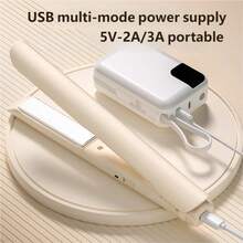 Alat Pelurus/Pengeriting Rambut Mini Nirkabel 2-in-1, Alat Penata Rambut Bertenaga USB, Sikat Pelurus Mini Portabel untuk Perjalanan, Cocok untuk Perjalanan, Penggunaan di Rumah, Salon, Hadiah Sempurna untuk Liburan - MultiWarna - View 8